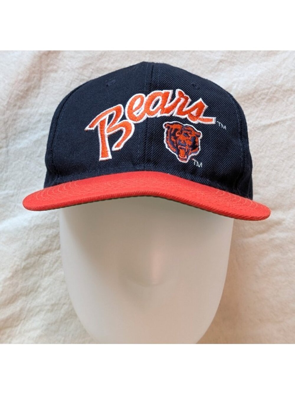 Chicago Bears Pro Line Sports Specialties VTG 90s Fitted Embroidered Cap 7 3/8